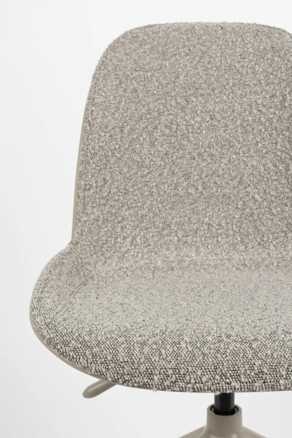 Zuiver Albert Kuip bureaustoel bouclé taupe, foto 4