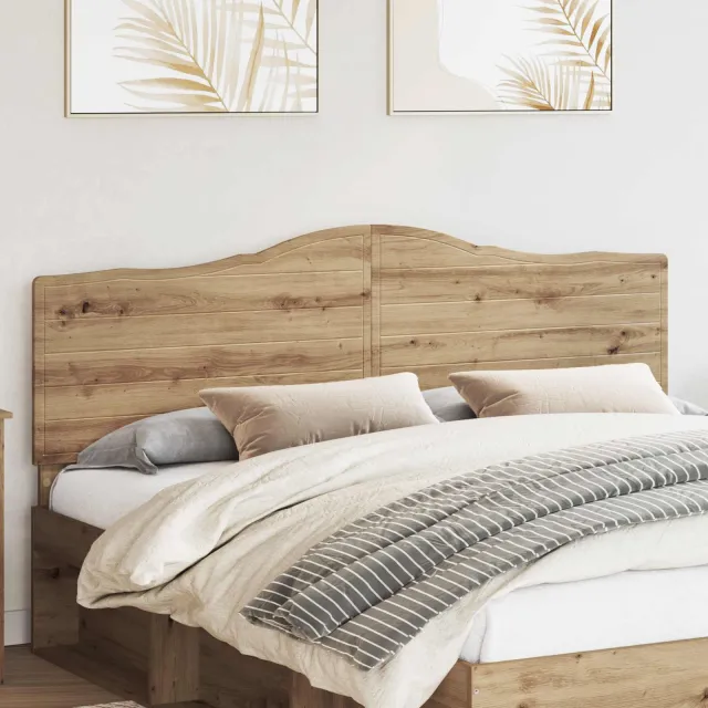 vidaXL Hoofdbord Artisan Eiken Bewerkt hout Bruin