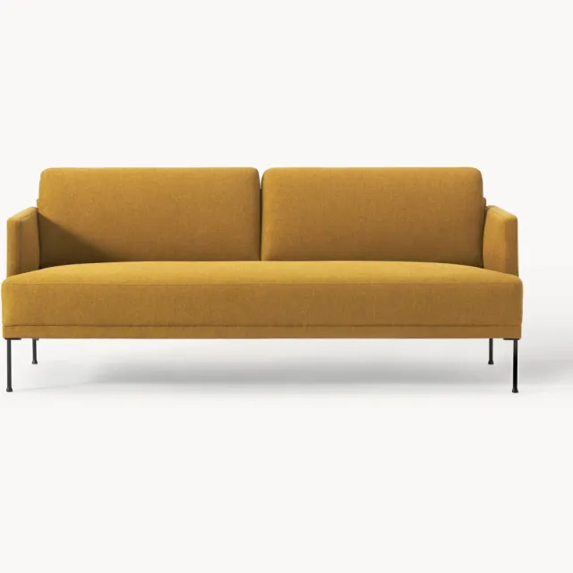 Westwing Collection Bank Fluente (3-zits) Geel