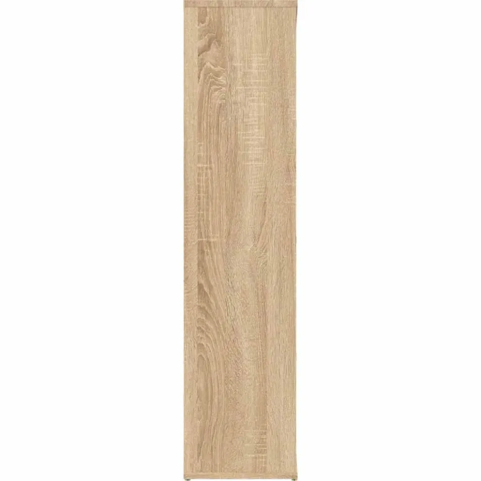 vidaXL Boekenkast 50x25x106 cm bewerkt hout sonoma eikenkleurig, foto 3
