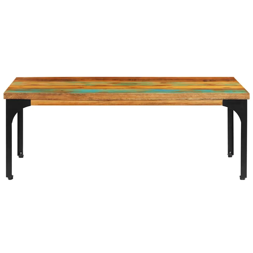 vidaXL Salontafel 100x60x35 cm massief gerecycled hout bruin, foto 2