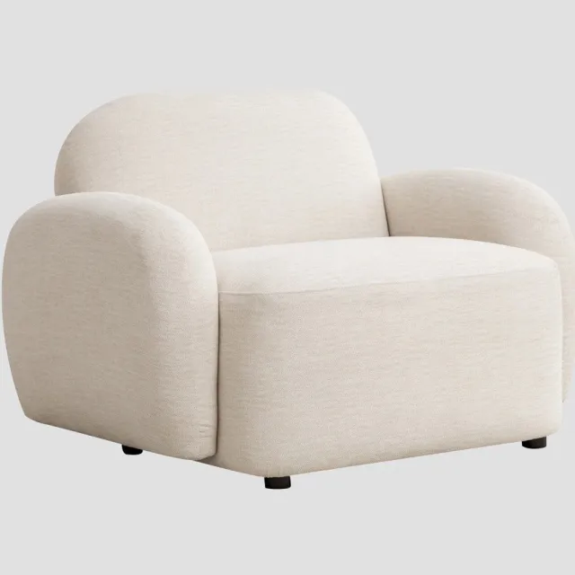 Homla Armchair - HELMI - Ecru - 108x87x73 cm
