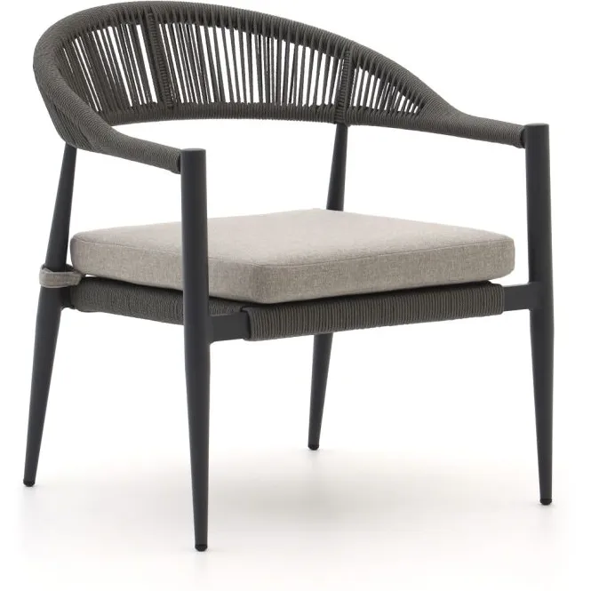 Manifesto Furniture Manifesto Belpasso stoel-bank loungeset 4-delig grijs, foto 3