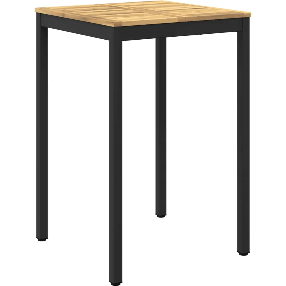 vidaXL Tuinbar Tafel NAARDEN Whitewash en zwart 70 x 68,5 x 105 cm, foto 3