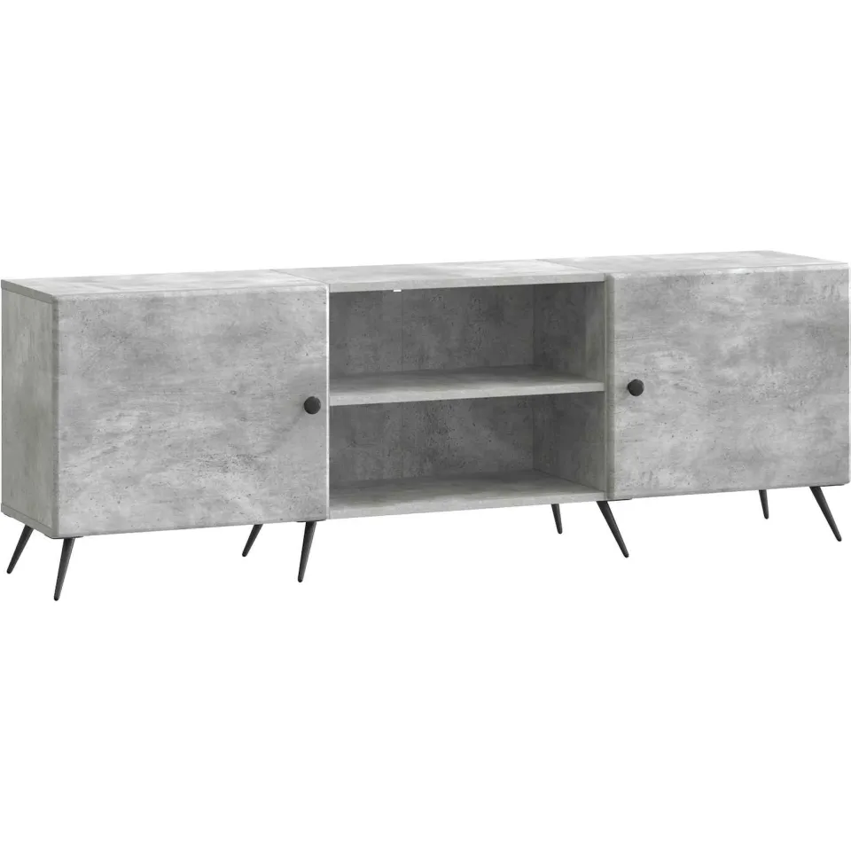 vidaXL TV-kast 150 x 31 x 50 cm Betongrijs Bewerkt hout grijs, foto 3