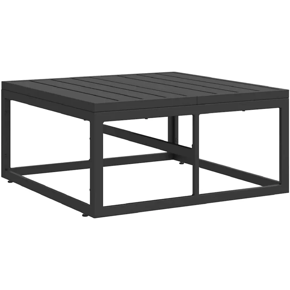 vidaXL Tuinbankenset 4 st Zwart Metaal, foto 4