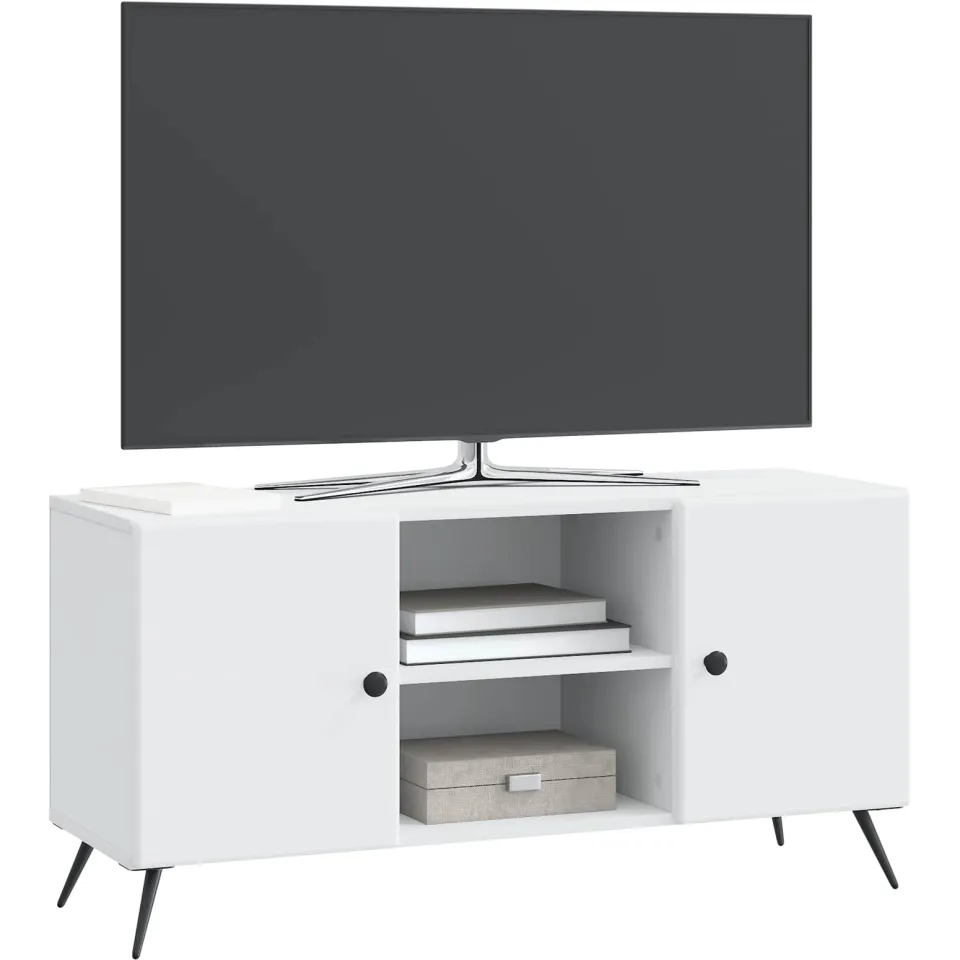 vidaXL TV-kast Wit 102 x 34,5 x 50 cm Bewerkt hout, foto 3