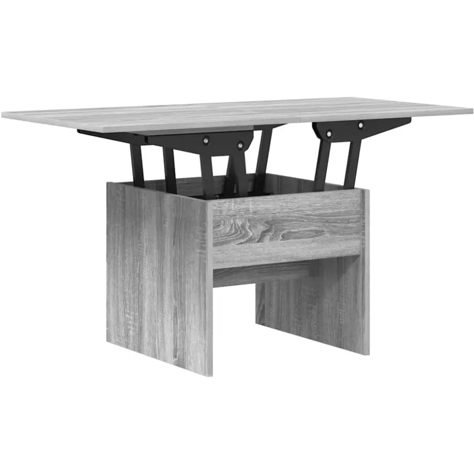 vidaXL Salontafel Grijs Sonoma 55 x 54,5 x 45 cm Bewerkt hout, foto 3
