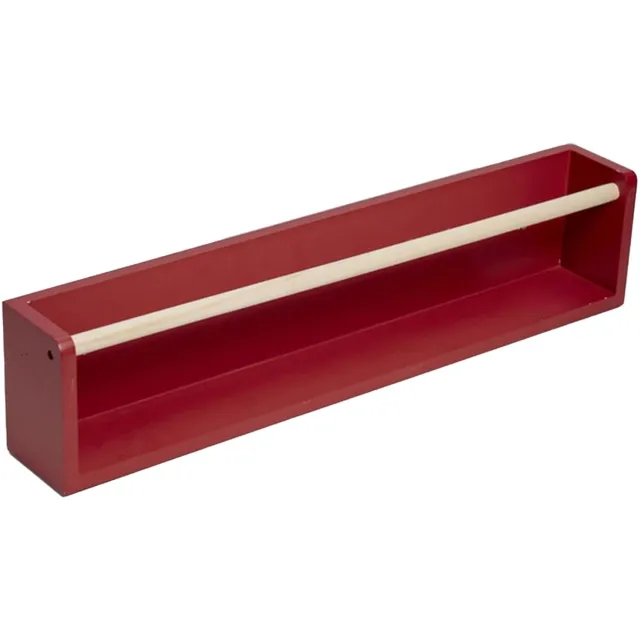 FACTORY LA FACTORY - Boekenplanken voor kinderen HEAD IN THE CLOUDS, 55 x 8 x 12 cm Rood