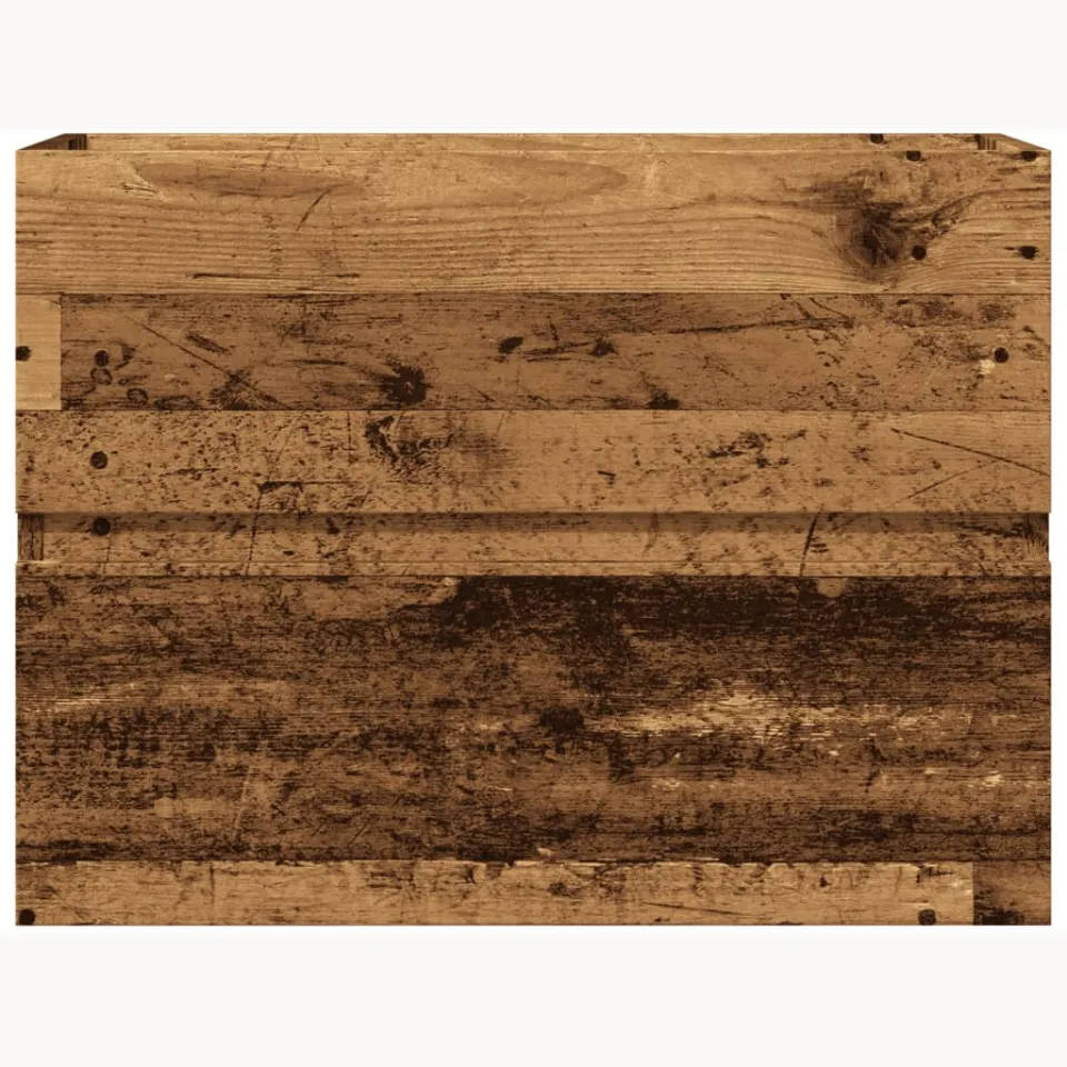 vidaXL Badkamerkast 60x38,5x45 cm bewerkt hout oud houtkleurig bruin, foto 4