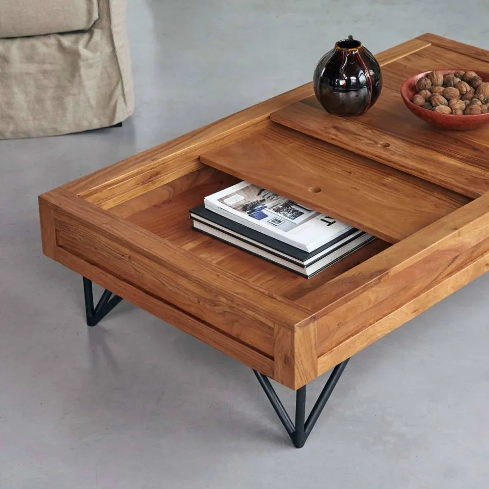 Tikamoon Bonnie - Salontafel donkerbruin, foto 4