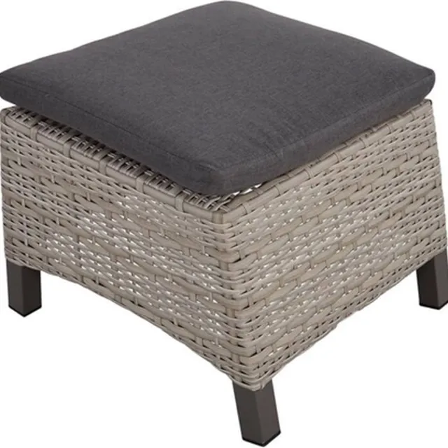 Lesliliving Lesli Living Voetenbank Prato Brick Antraciet,Beige