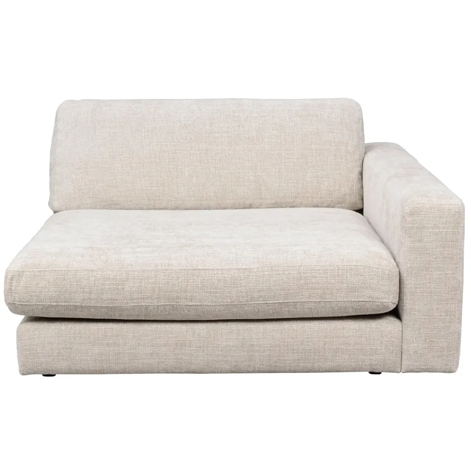 Rowico Home Duncan modulaire chaise longue lichtgrijs/beige - rechts - 129 cm