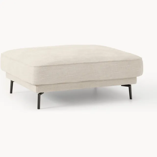 Westwing Collection Voetenbank Allpa Beige