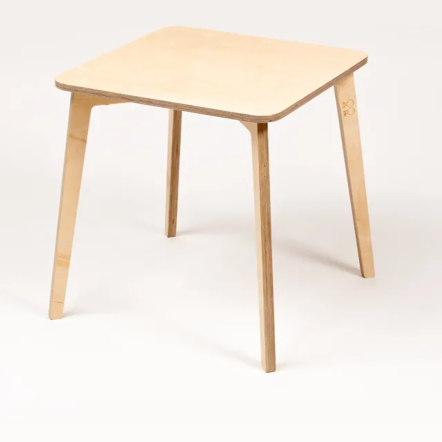 Ette Tete Tulla Table- Wooden- Kindertafel lange poten (49.5 cm) Hout