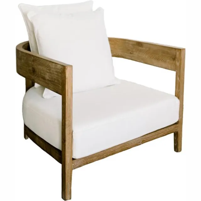 Leeff by Netty – Juul Stoel – Wit – Hout en stof