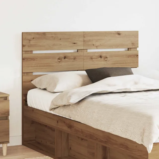 vidaXL Hoofdbord Artisan Eiken Bewerkt hout Bruin