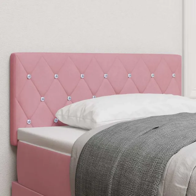 vidaXL Hoofdbord Roze 100 cm Fluweel