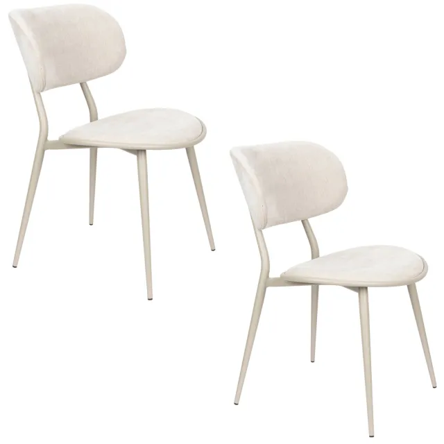 Zuiver Lieve eetkamerstoel beige, foto 2