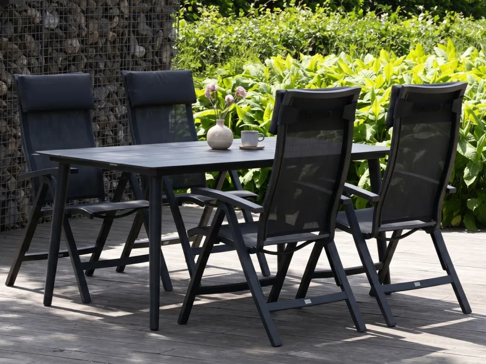 Bellagio tuinmeubelen Bellagio Lugo/Sora 160cm dining tuinset 5-delig, foto 4