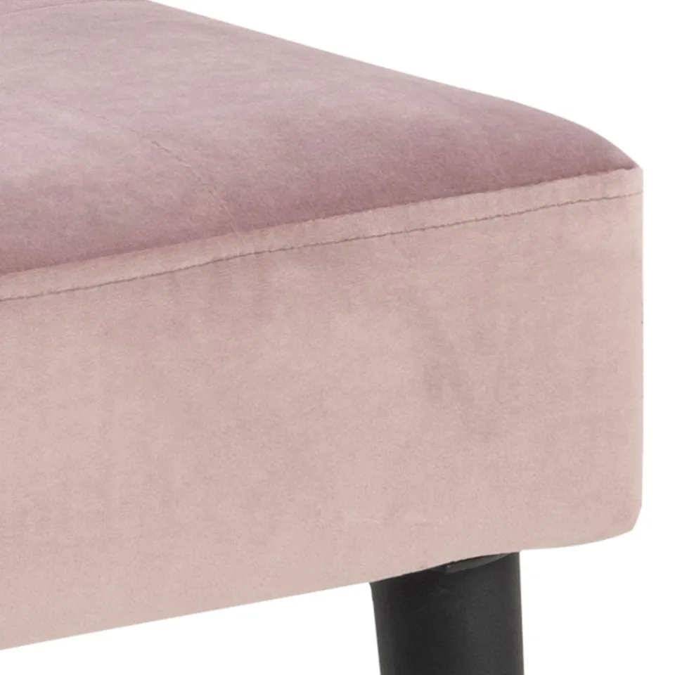 Lisomme Danique velvet bankje roze - 95 x 38 cm, foto 4