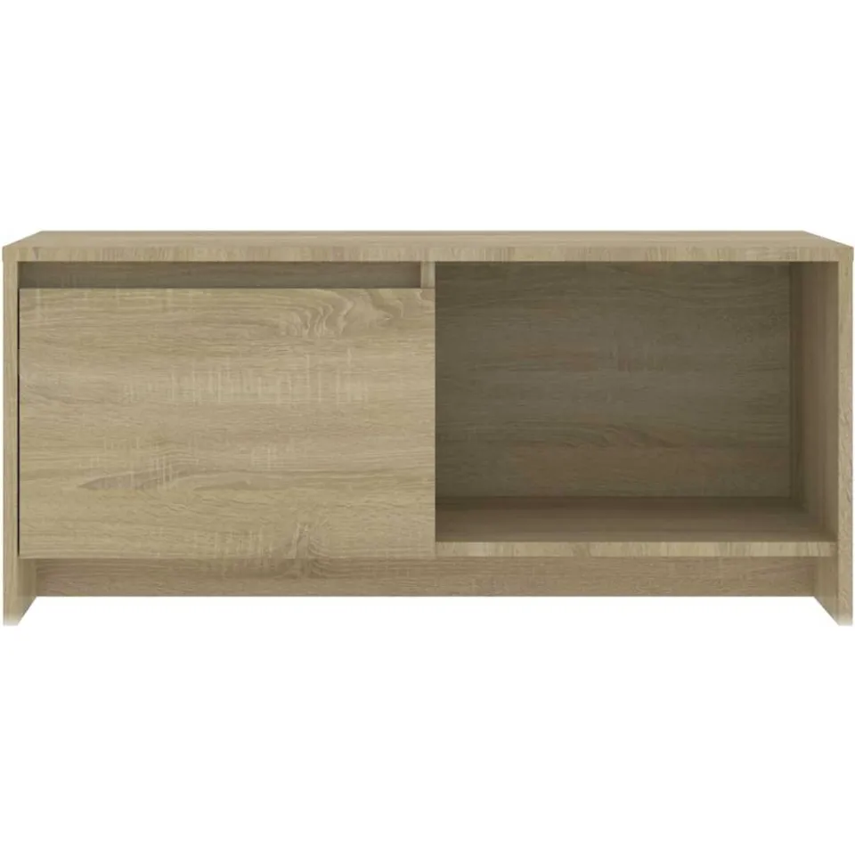 vidaXL Tv-meubel 90x35x40 cm bewerkt hout sonoma eikenkleurig, foto 4