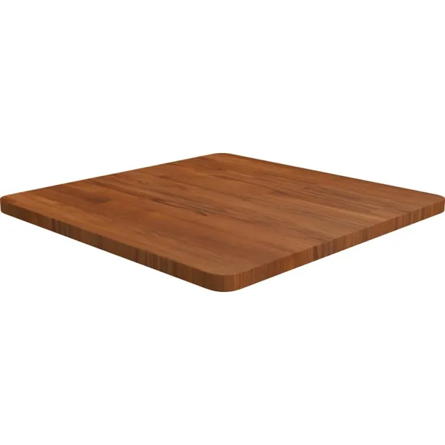 vidaXL Tafelblad vierkant 60x60x2,5cm behandeld eiken donkerbruin