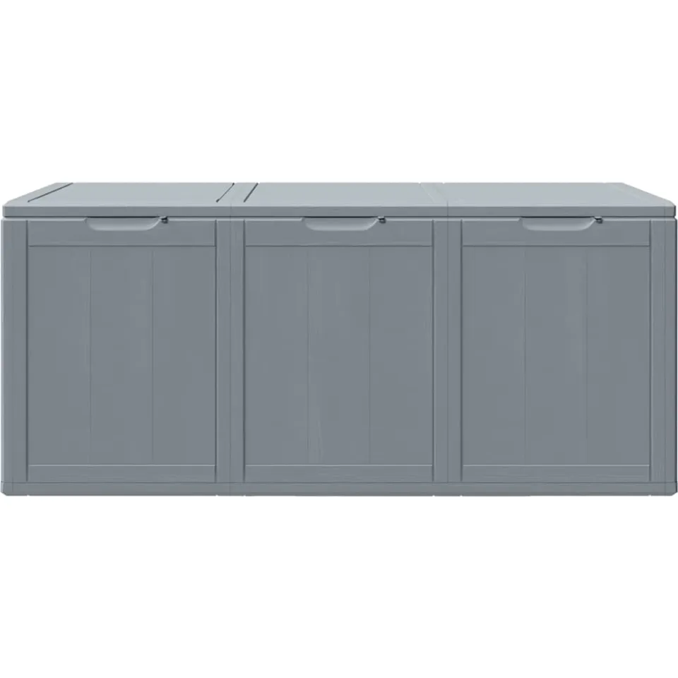 vidaXL Tuinbox 270 L PP houtlook grijs