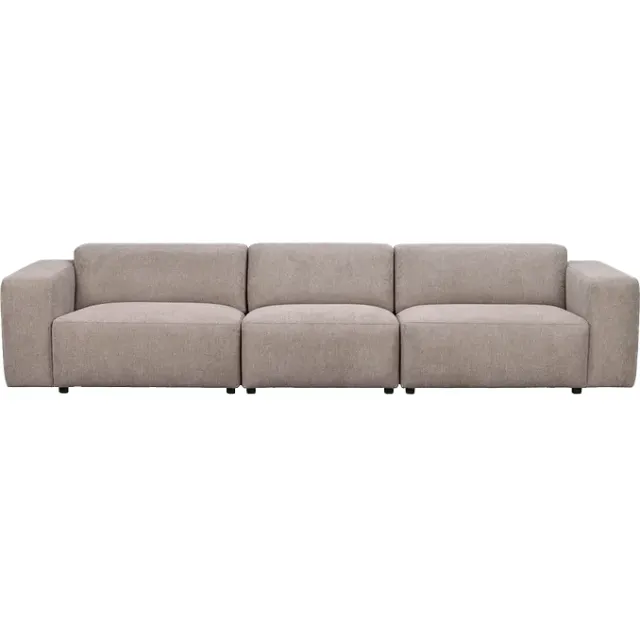 Rowico Home Willard gestoffeerde 4 zitsbank beige - 314 cm