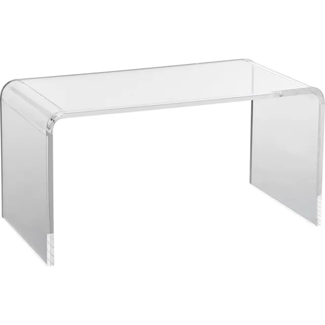 Vevor Bijzettafel 813 X 401 X 414 mm, U-Vormige Acryl Tafel Bijzettafel, Transparante Salontafel voor Drankjes, Eten, Snacks, Gebruikt In Woonkamer, Slaapkamer, Studeerkamer, Etc