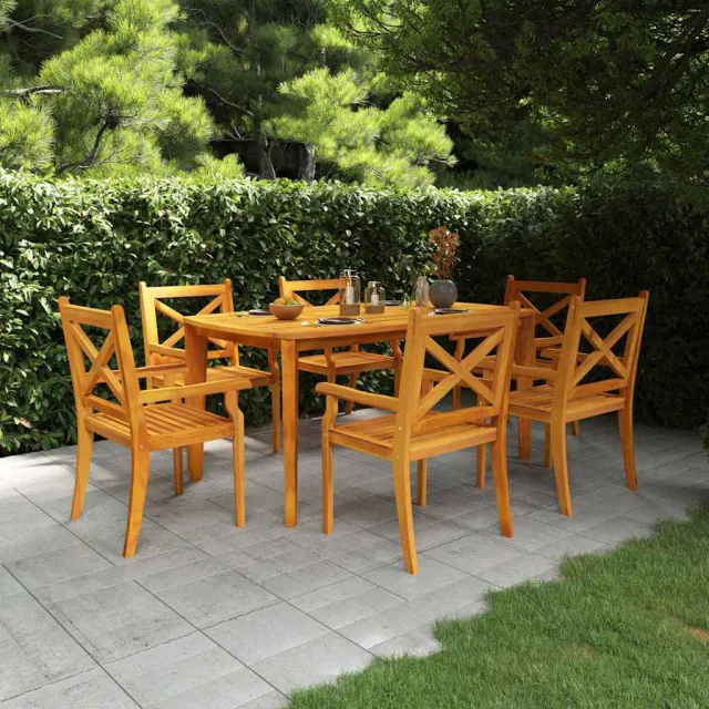 vidaXL Tuintafel 160x90x75 cm massief acaciahout bruin, foto 2