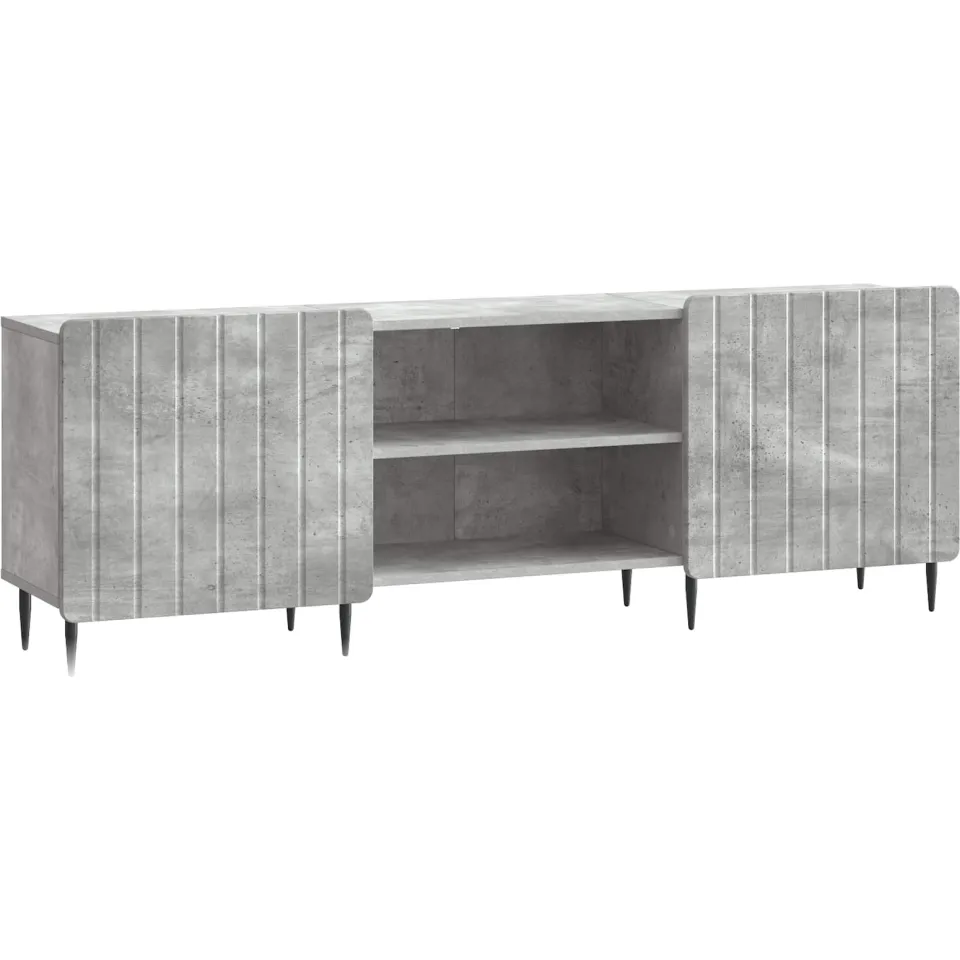 vidaXL TV-kast Betongrijs 150 x 31 x 52 cm Bewerkt hout