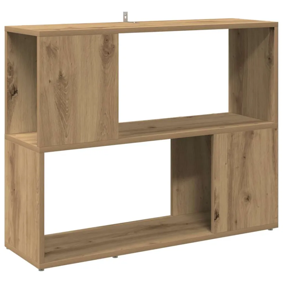 vidaXL Boekenkast/kamerscherm 80x24x63 cm artisanaal eikenkleur, foto 3