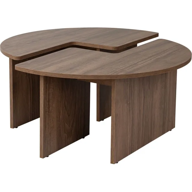Skye Decor , Salontafel, Moira - Venezia Walnut, Gemelamineerde spaanplaat, Venezia walnoot, 90 x 41 cm Nussbaum
