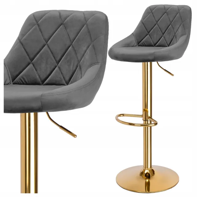 eHokery Gouden Draaibare Velvet Hoker Cydro - Verstelbaar & Comfortabel Gold