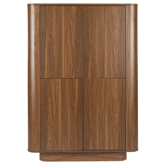 Housecraft Living Almira Kast Hout/ Marmerlook Walnootkleur Bruin