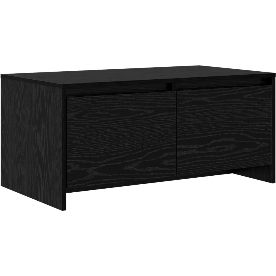 vidaXL Salontafel Zwart eiken 90 x 50 x 41,5 cm Bewerkt hout, foto 3