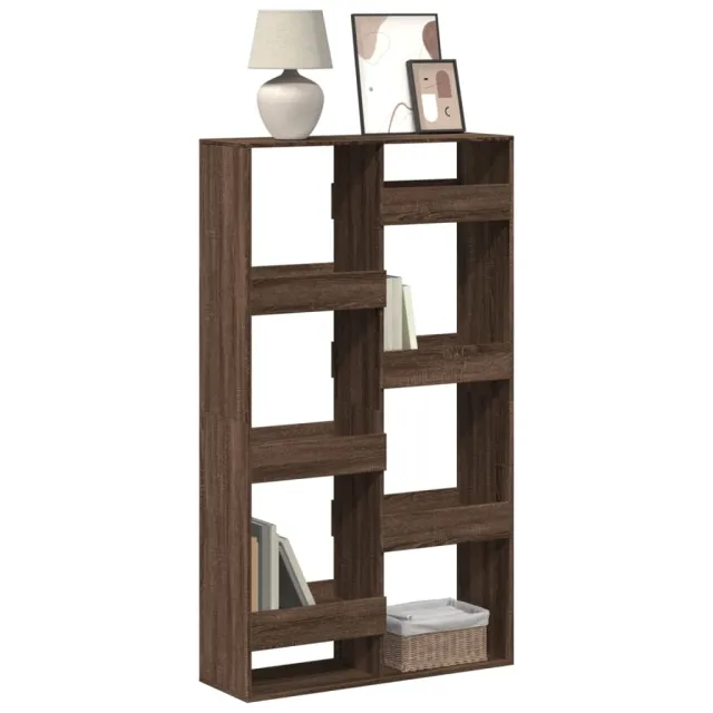 vidaXL Boekenkast 100x33x175 cm bewerkt hout bruin eikenkleurig