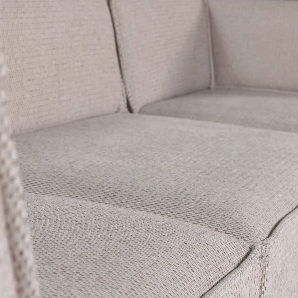 WOOOD Manu Chaise Longue Bank - Grove Chenille - Naturel - 73x286x160, foto 7