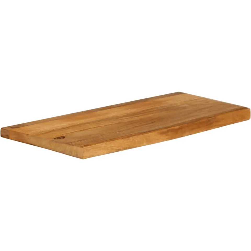 vidaXL Tafelblad met natuurlijke rand 80x20x2,5 cm massief mangohout bruin, foto 2