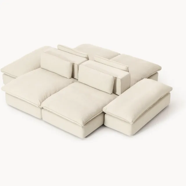 Westwing Collection Modulaire U-bank Felix Beige