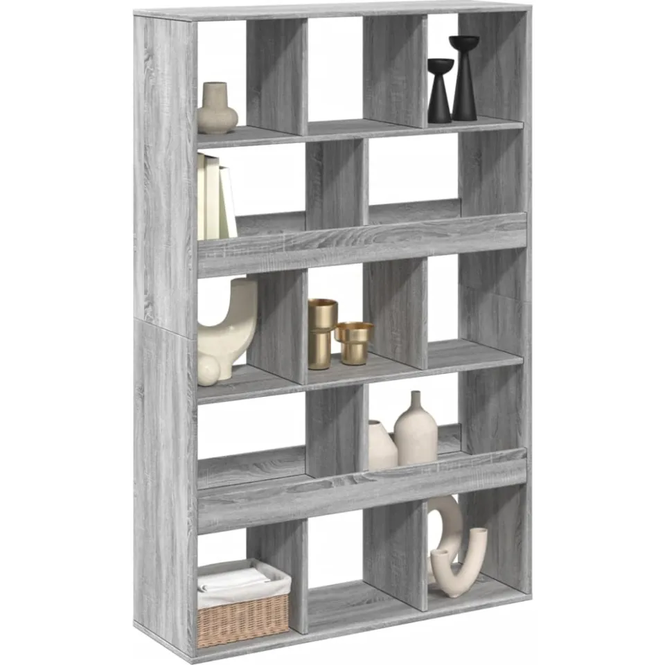 vidaXL kamerscherm 100x33x156,5 cm bewerkt hout grijs sonoma eiken
