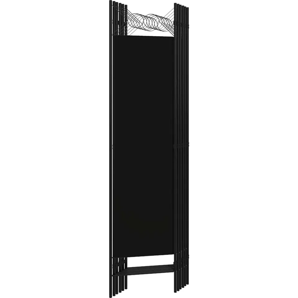 vidaXL Kamerscherm met 6 panelen 240x180 cm zwart, foto 5