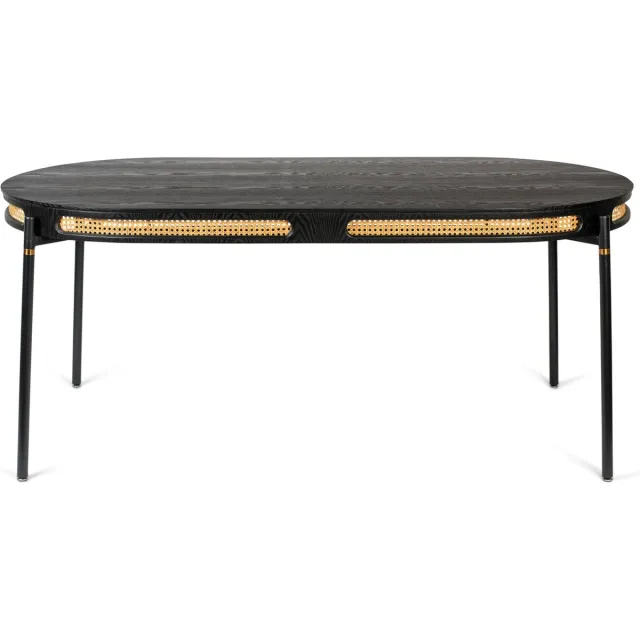 Bold Monkey Don't Stop The Webbing eettafel 180x90 cm - Zwart