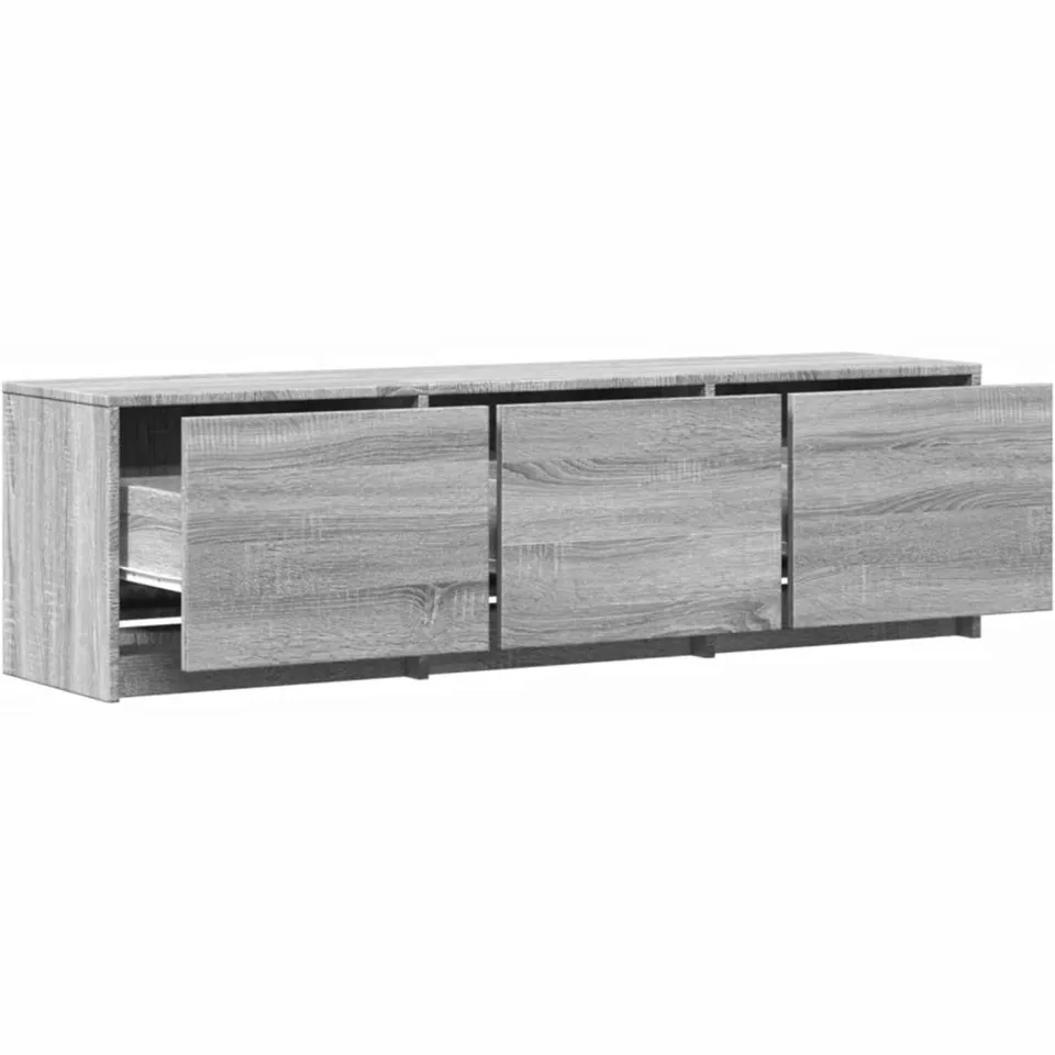 vidaXL TV-kast Grijs Sonoma Bewerkt hout, foto 4
