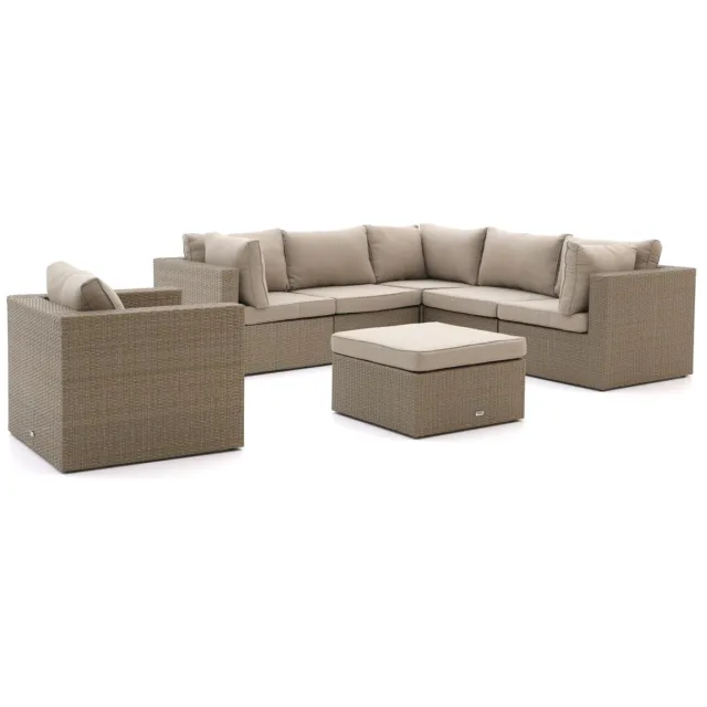 Forza Furniture Forza Cecita hoek loungeset 7-delig 6-zits taupe, foto 2