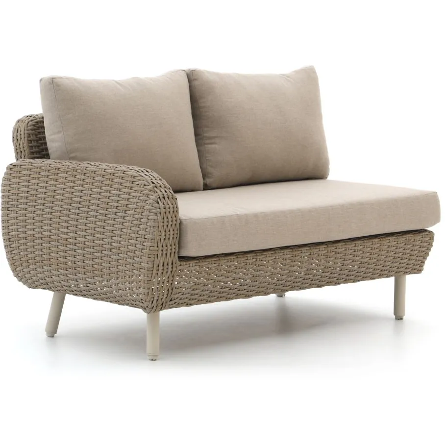Intenso Furniture Intenso Suzzara/Rough-K lounge hoek loungeset 4-delig taupe, foto 3