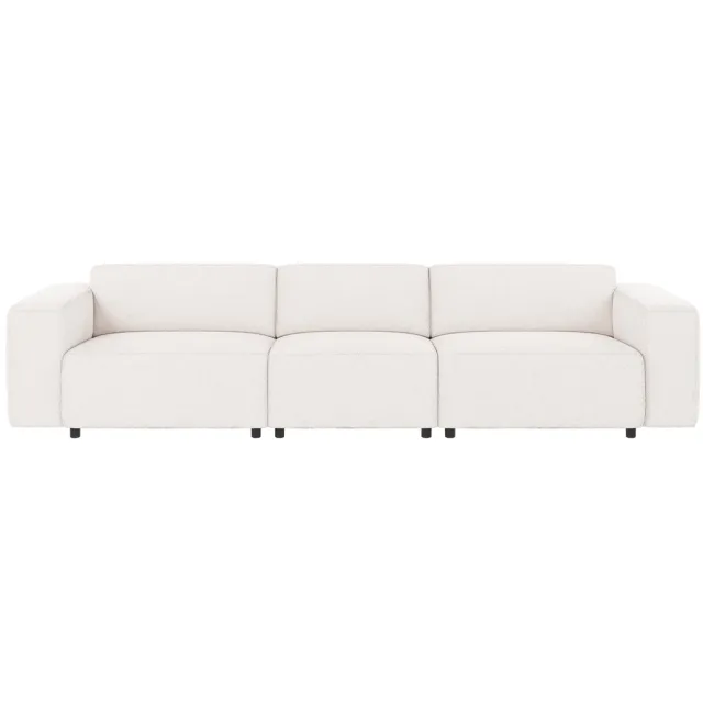 Rowico Home Willard gestoffeerde 4 zitsbank wit - 314 cm