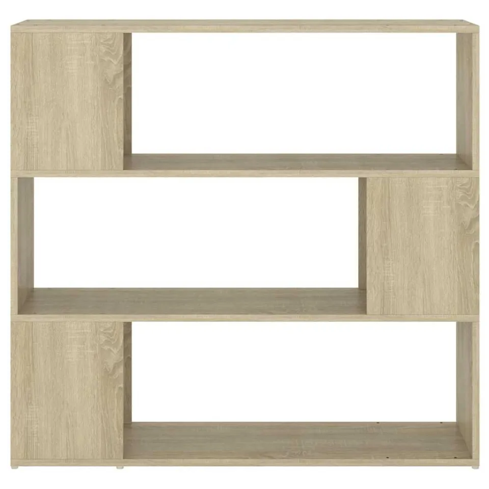 vidaXL Boekenkast/kamerscherm 100x24x94 cm sonoma eikenkleurig, foto 4