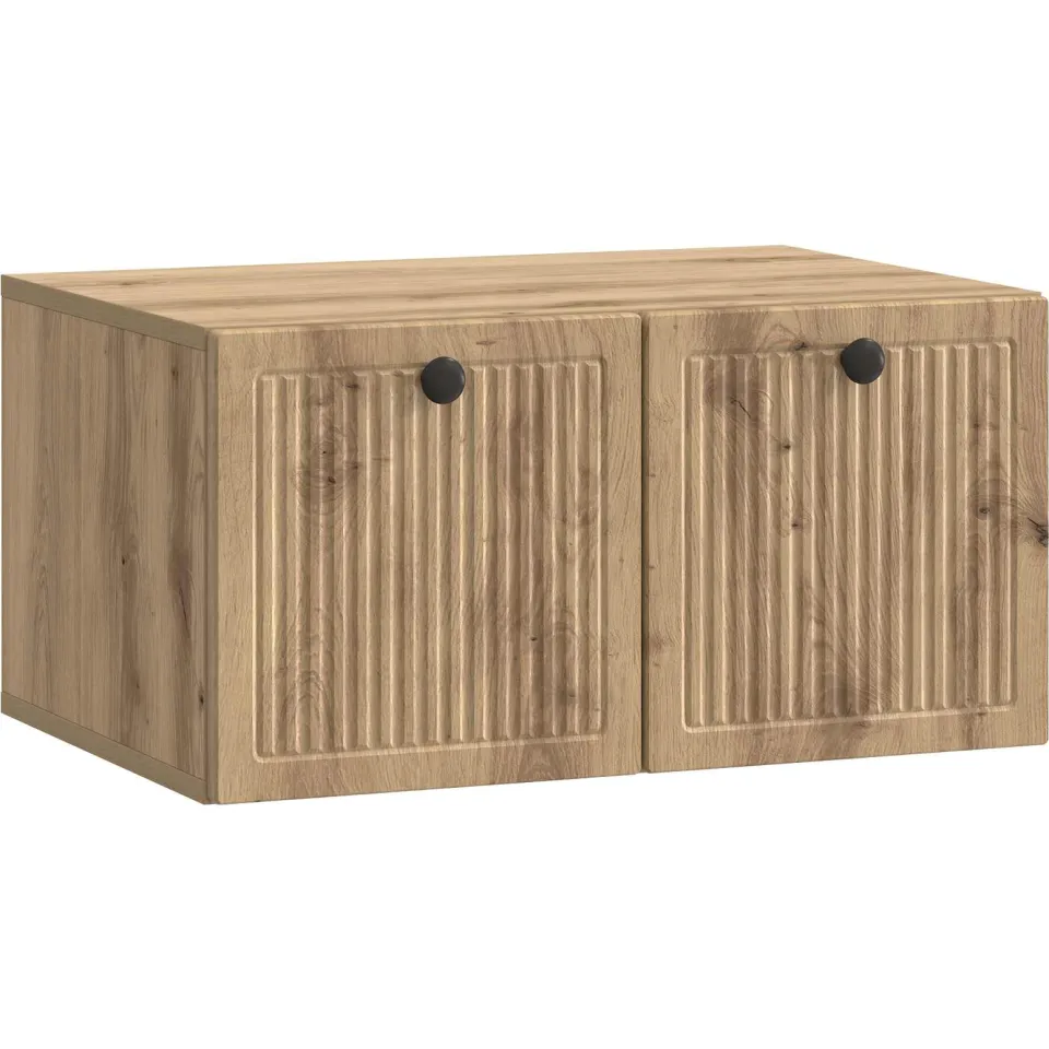 vidaXL Wandbeugel TV-kast 59,5 x 41 x 30 cm Artisanaal eiken, foto 3
